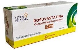 Rosuvastatina 10 mg x 30 comp recubiertos Seven Pharma